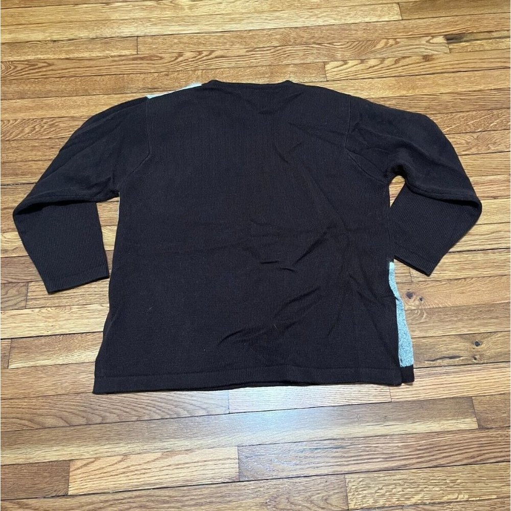 Vintage Dressbarn Sweater Womens Sz Large 14/16 Brown Retro Acrylic Knit NWT NOS - Picture 7 of 7